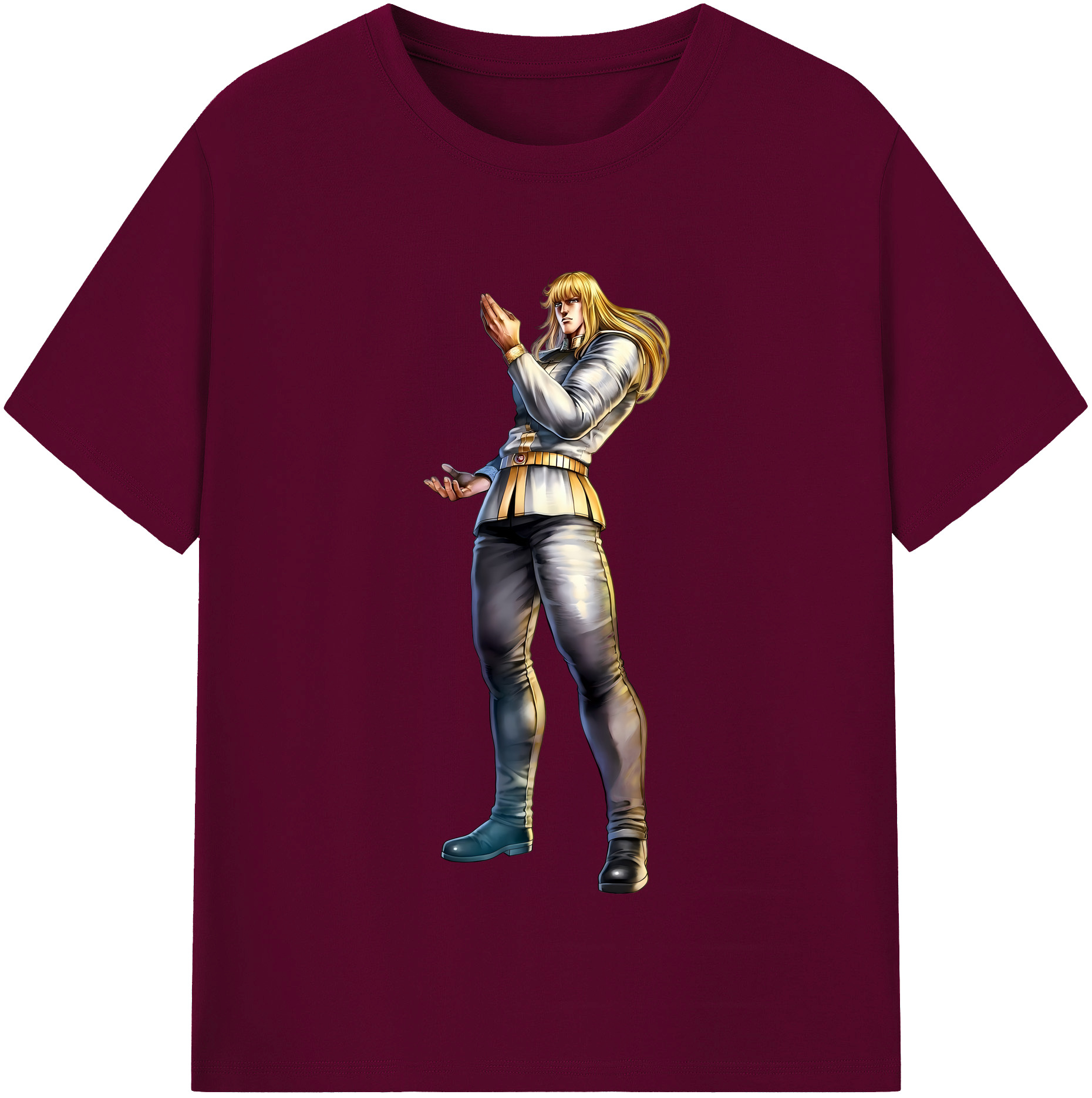 （画像用） 北斗の拳 Fist of the North Star レディースカジュアルプリントTシャツ（綿100％）